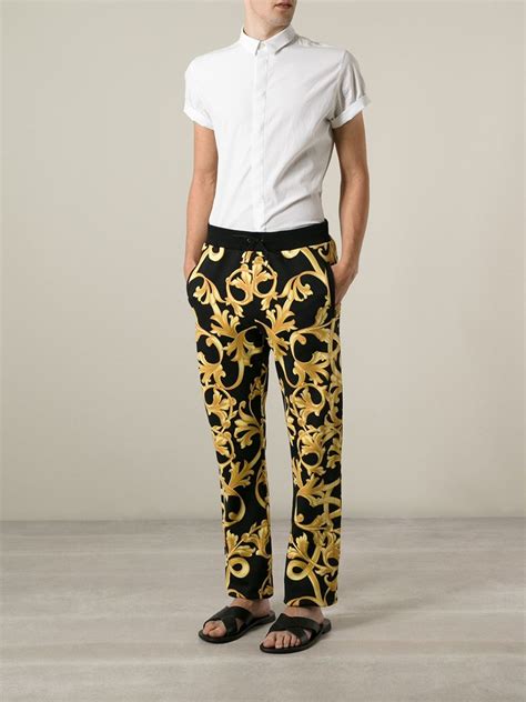 versace hose kurz|versace pants for men.